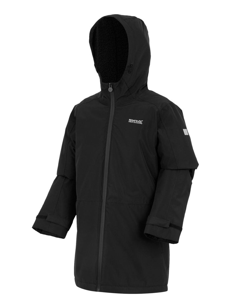 Regatta - Veste imperméable unie à capuche FARBANK Noir - Kiabi