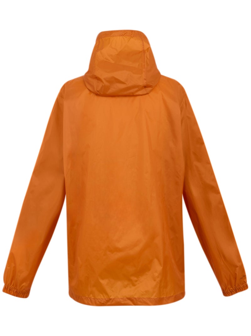 Regatta - Veste imperméable unie à capuche PACK IT Orange mandarine - Kiabi