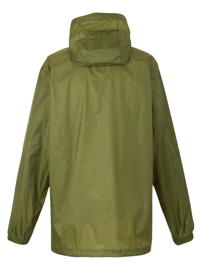 Regatta - Veste imperméable unie à capuche PACK IT Vert bouteille - Kiabi