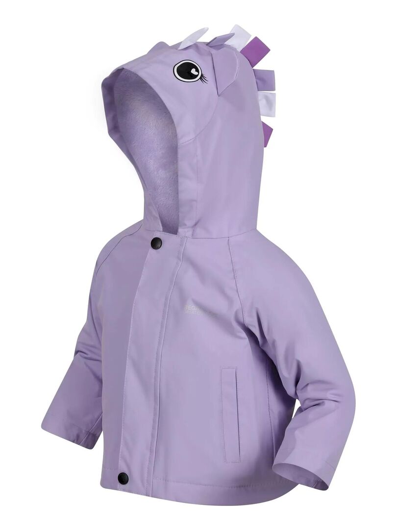 Manteau De Pluie Imperméable Regatta, Femme, Taille 16, Violet, Capuche, Poches