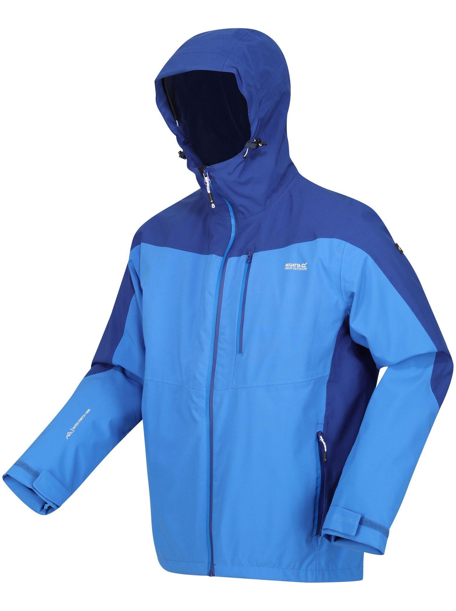 Parka imperméable capuche amovible - DAXON - Bleu Multicolore - Femme - 49.99