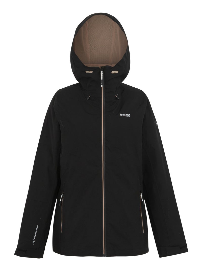 Regatta - Veste imperméable WENTWOOD Noir Beige - Kiabi