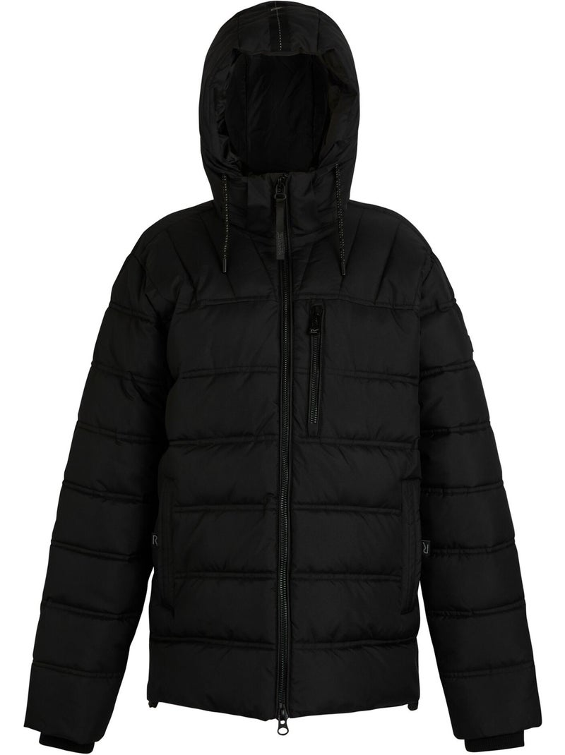 Regatta - Veste matelassée à capuche amovible LEESHAW Noir - Kiabi