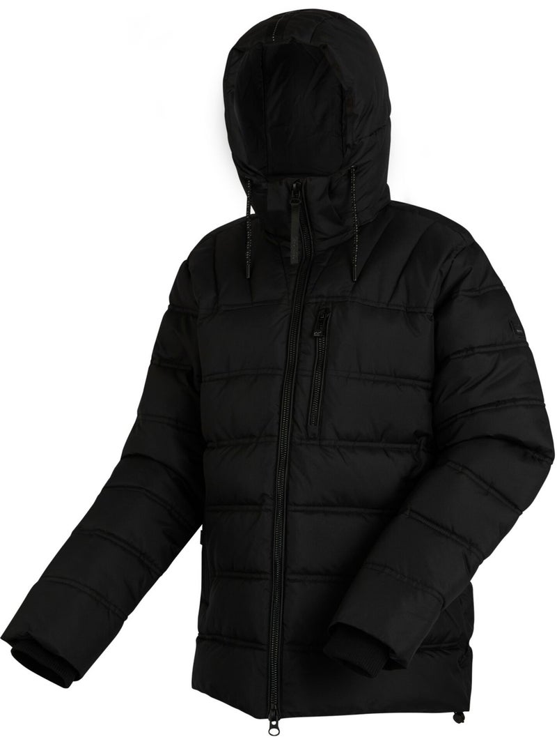 Regatta - Veste matelassée à capuche amovible LEESHAW Noir - Kiabi