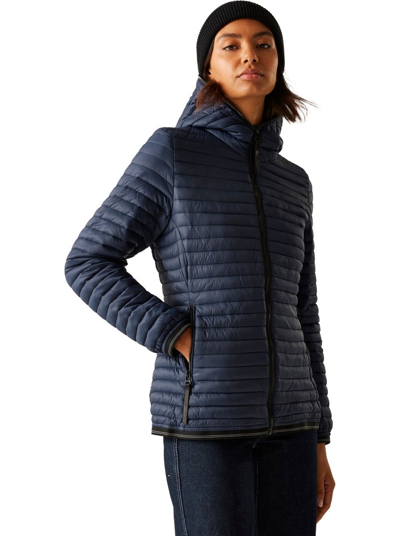Regatta - Veste matelassée à capuche RIGAIN Bleu marine - Kiabi