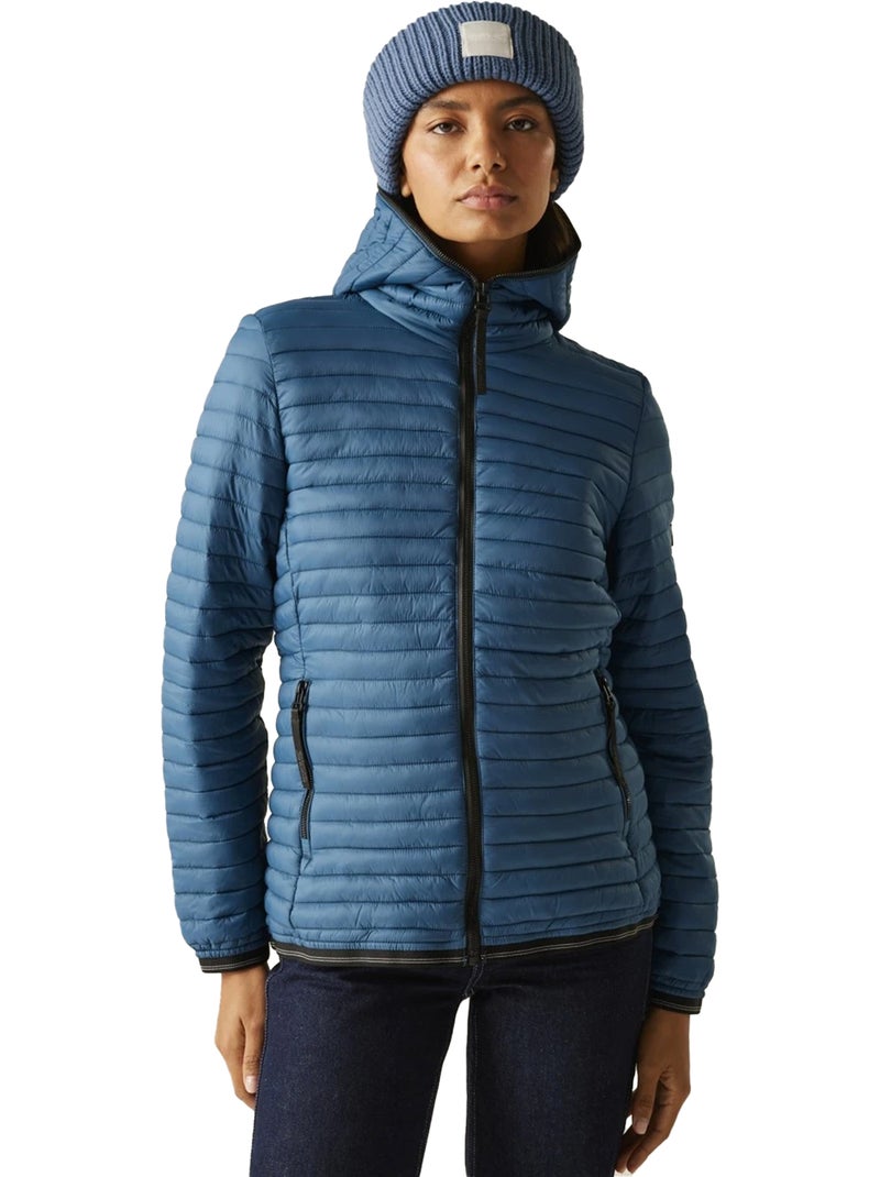 Regatta - Veste matelassée à capuche RIGAIN Bleu - Kiabi