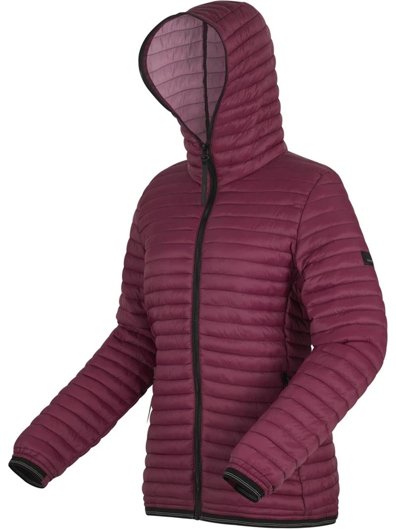 Regatta - Veste matelassée à capuche RIGAIN Bordeaux - Kiabi