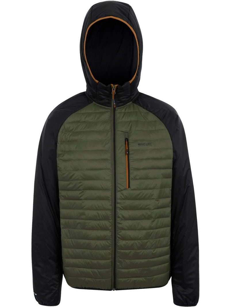 Regatta - Veste matelassée à capuche ROWAK Noir Kaki - Kiabi