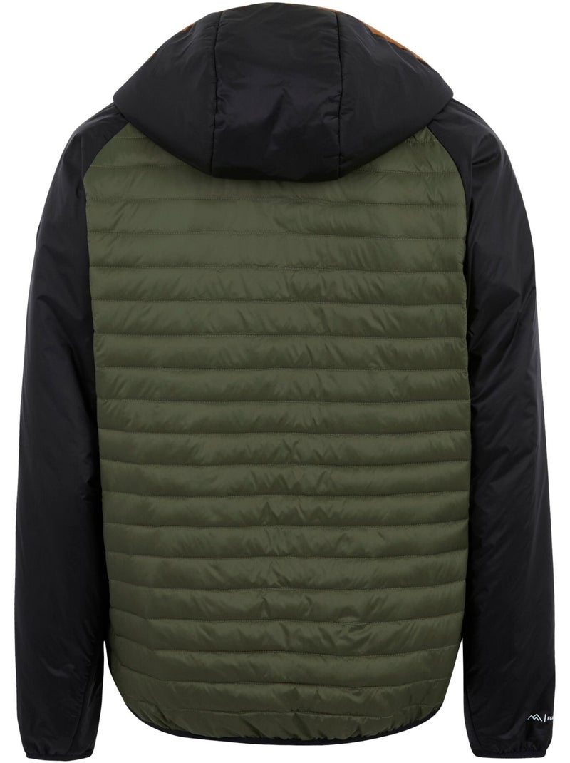 Regatta - Veste matelassée à capuche ROWAK Noir Kaki - Kiabi