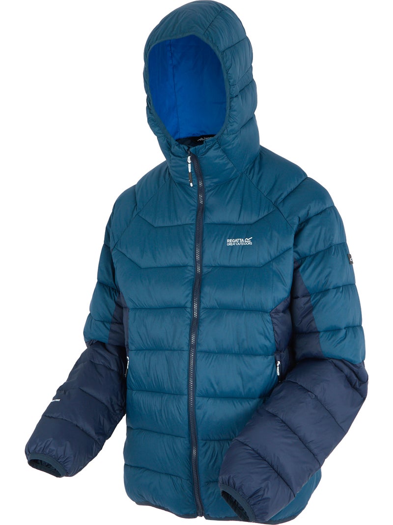 Regatta - Veste matelassée bicolore à capuche DALENT Bleu Bleu - Kiabi
