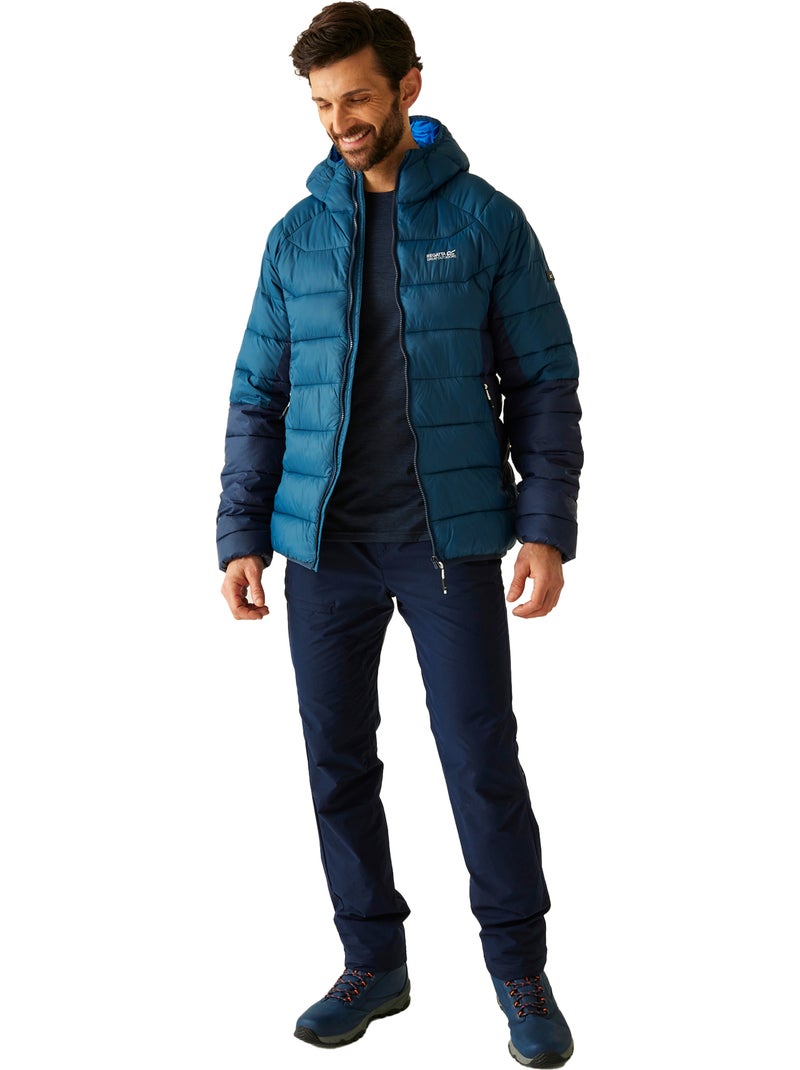 Regatta - Veste matelassée bicolore à capuche DALENT Bleu Bleu - Kiabi