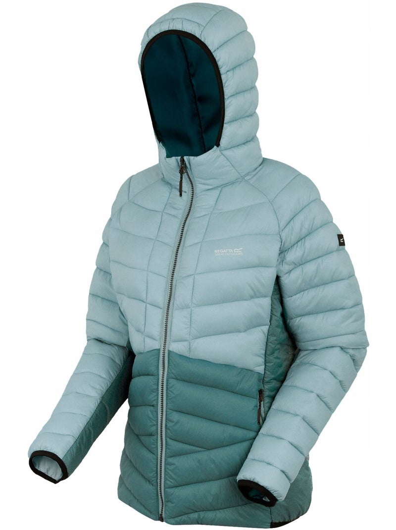 Regatta - Veste matelassée bicolore à capuche DALENT Vert pastel - Kiabi