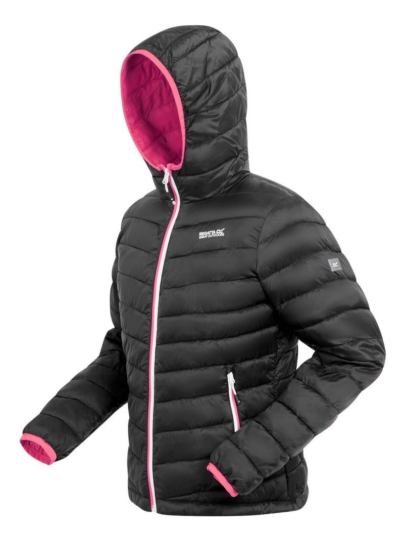 Regatta - Veste matelassée HILLPACK Noir Rose - Kiabi