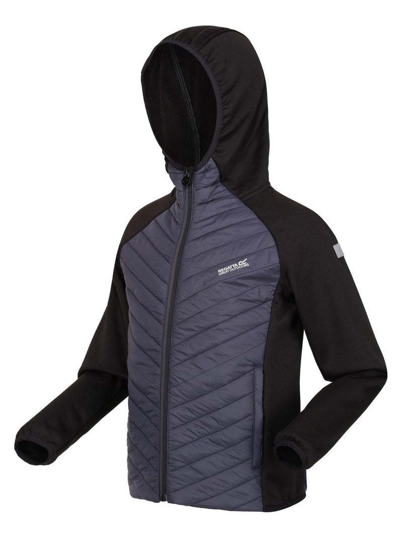 Regatta - Veste matelassée KIELDER HYBRID Noir Gris - Kiabi