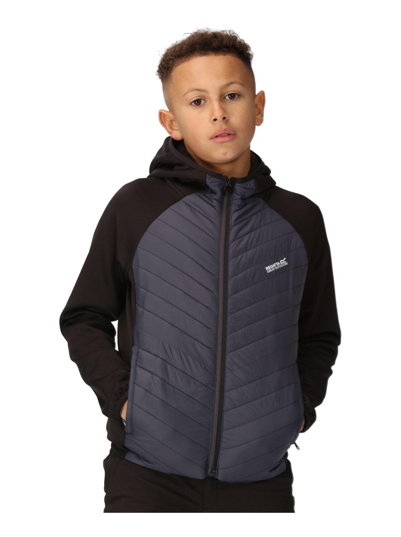 Regatta - Veste matelassée KIELDER HYBRID Noir Gris - Kiabi