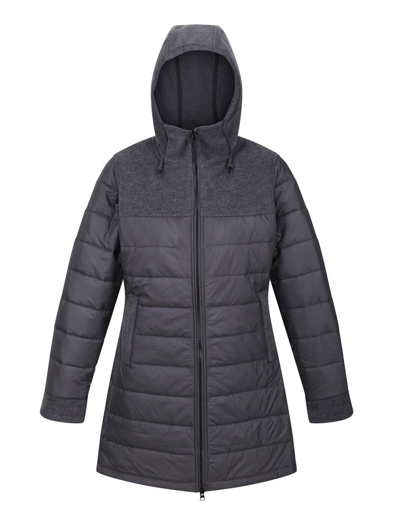 Veste Matelassée Regatta Femme, Grise, Taille 18, Polaire, Poches Zippées