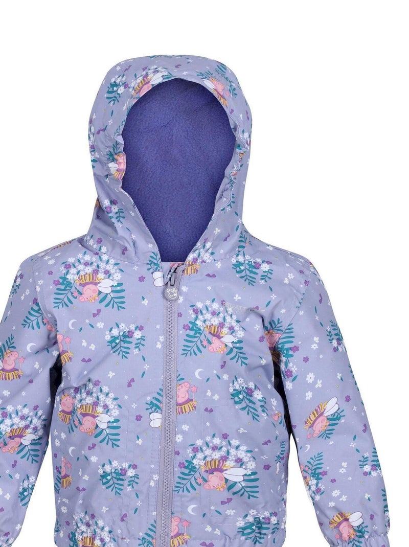 Regatta - Veste matelassée MUDDY PUDDLE FLORAL Violet - Kiabi