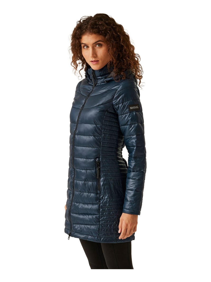 Regatta - Veste motif/style matelassé ANDEL Bleu marine - Kiabi