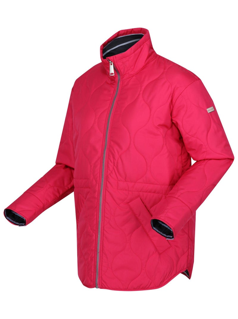 Regatta - Veste motif/style matelassé COURCELLE Rose clair - Kiabi