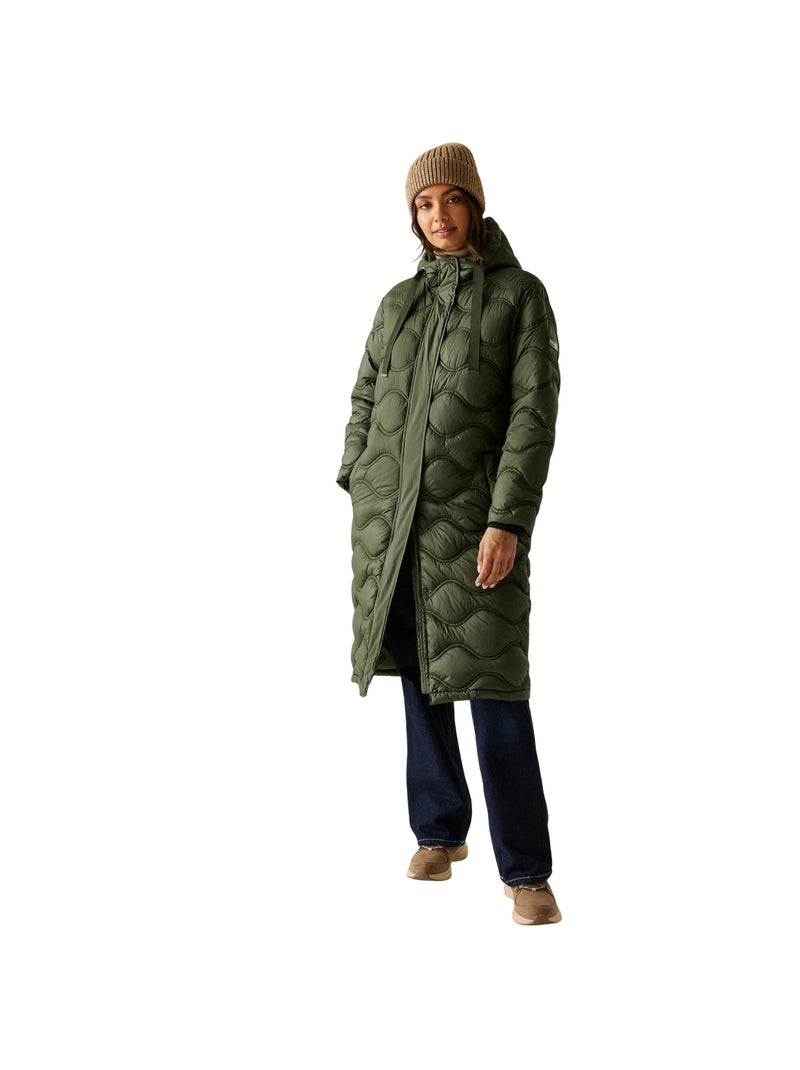Regatta - Veste motif/style matelassé EMBRIE Vert kaki - Kiabi