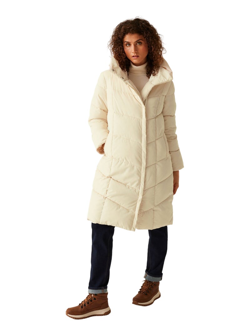 Regatta - Veste motif/style matelassé NURIE Blanc cassé - Kiabi