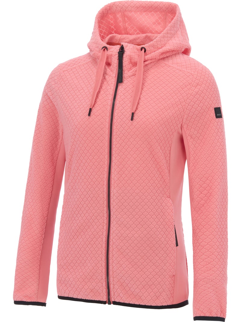 Regatta - Veste polaire à capuche ELLULA Corail - Kiabi
