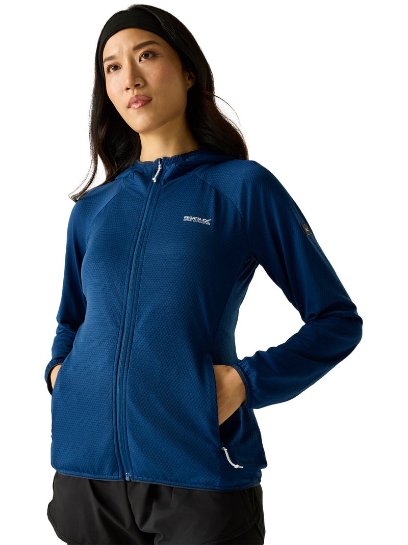 Regatta - Veste polaire à capuche HUNTDALE Bleu - Kiabi