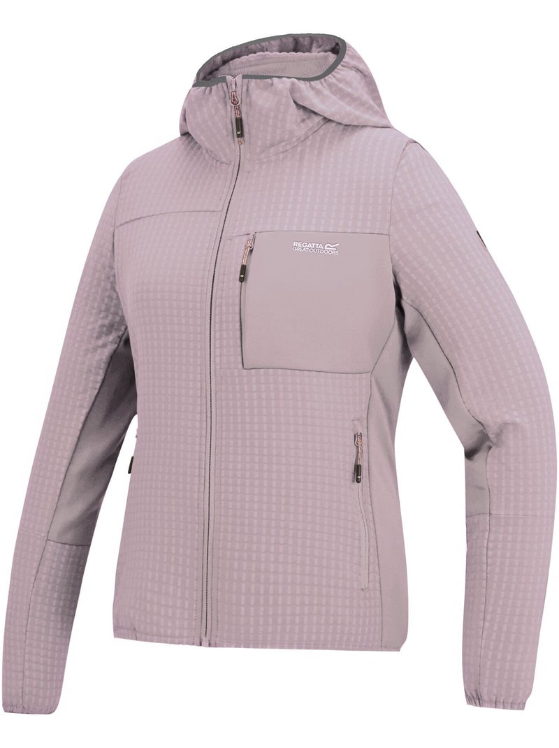 Regatta - Veste polaire à capuche KEMILIA Mauve lilas - Kiabi
