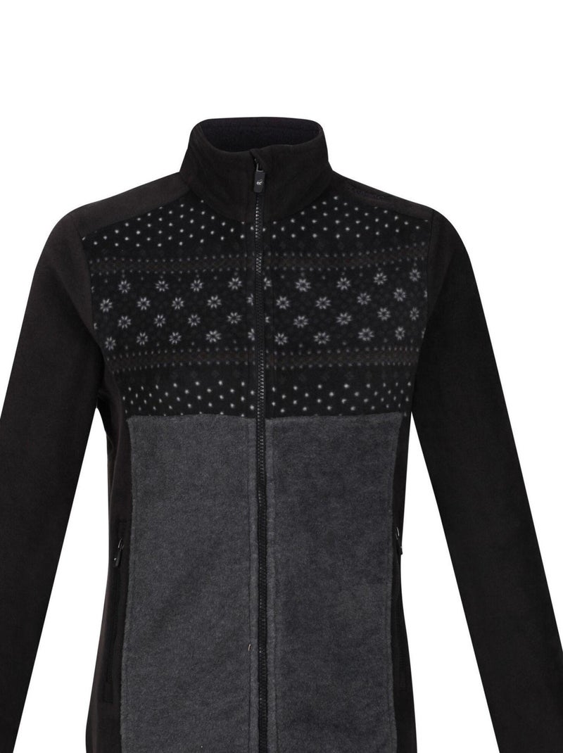 Regatta Kemilia Veste polaire pour femme Taupe chaud/noir Taille 39, Taupe chaud/noir