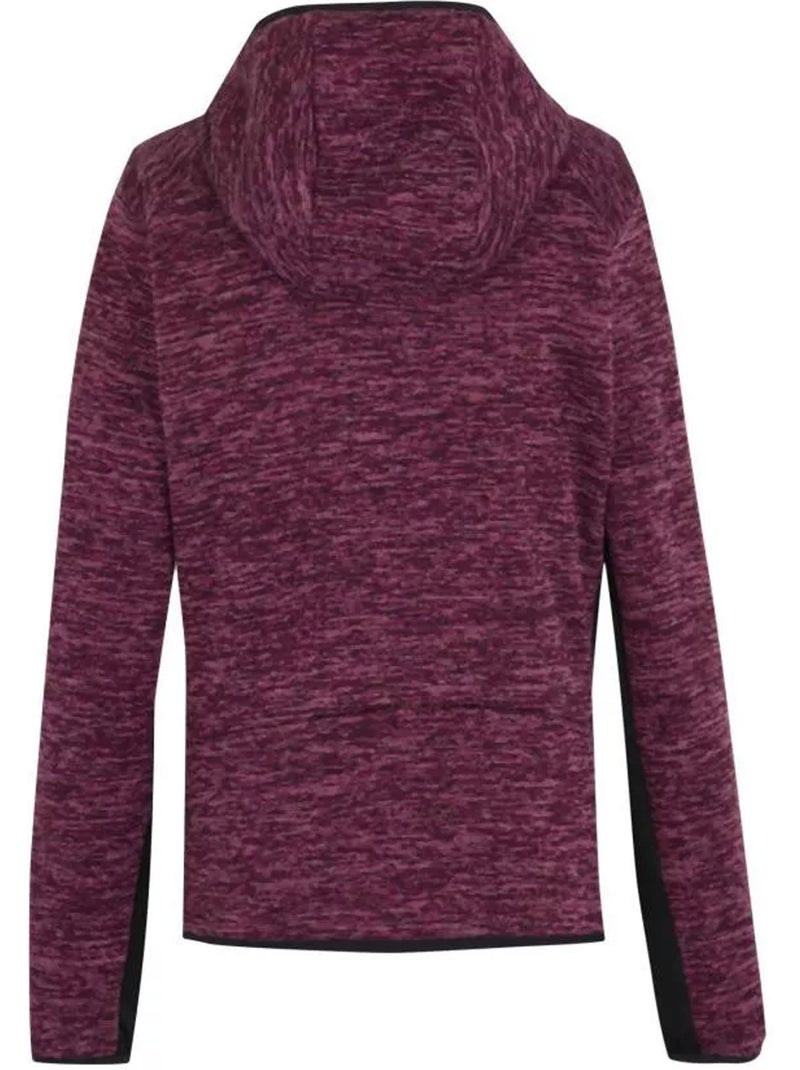 Regatta - Veste polaire bicolore à capuche KEMILIA Rouge tomate - Kiabi