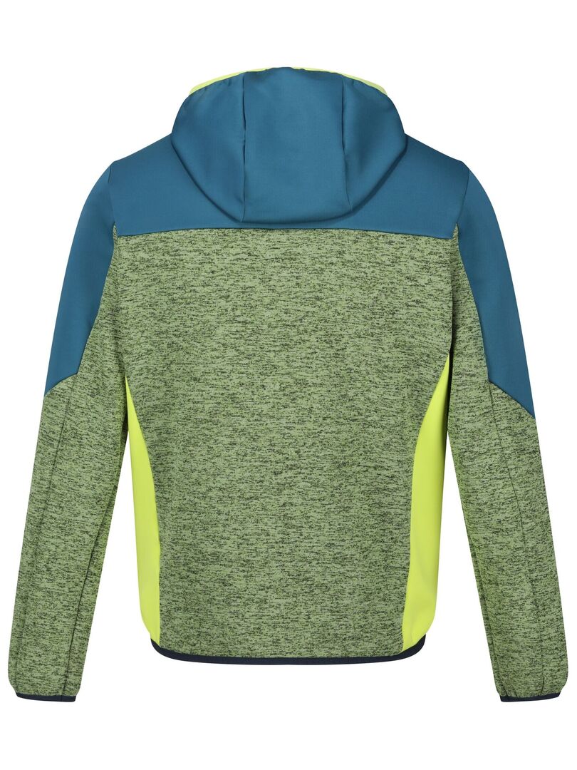 Sweat Polaire Homme Mountainlife Vert Taille L, 1/4 Zip, Capuche, Pour Randonnée - Occasion Parfait état