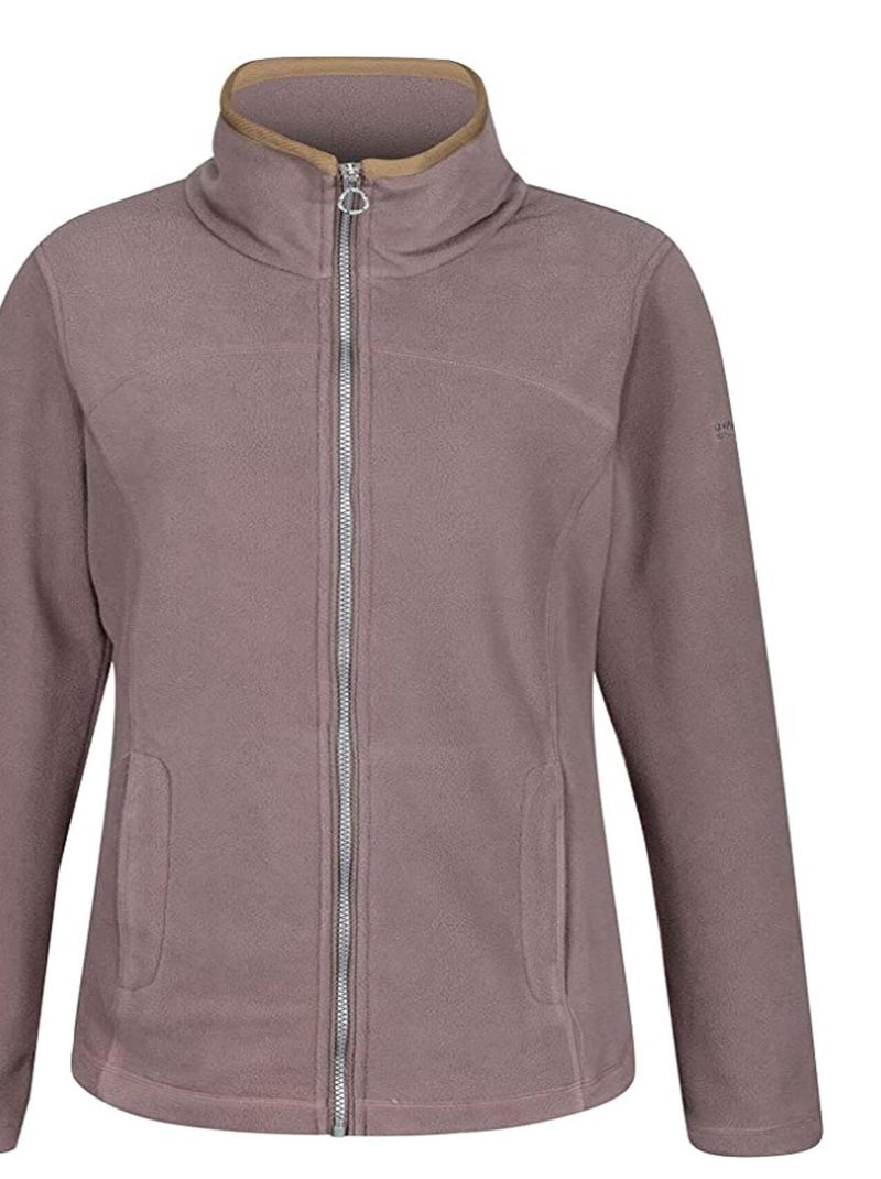 Sweat Polaire Femme Regatta Gris - Zip 1/4 - Taille UK 14 - Pour Randonnée Et Outdoor