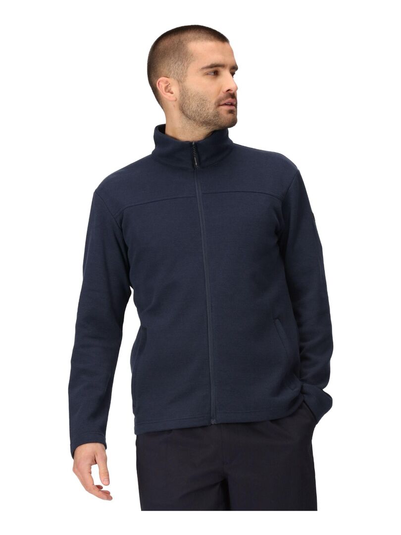 Blouson léger avec col montant homme bleu marine
