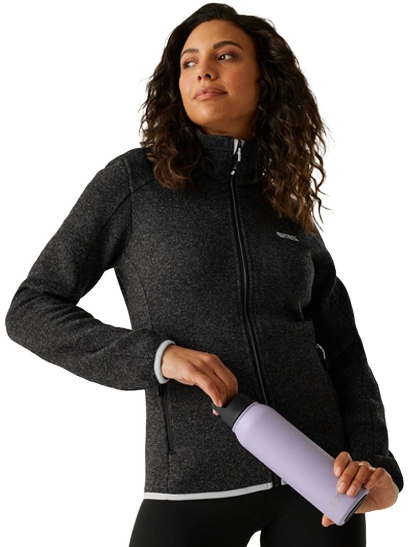 Regatta - Veste polaire NEWHILL Noir Blanc - Kiabi