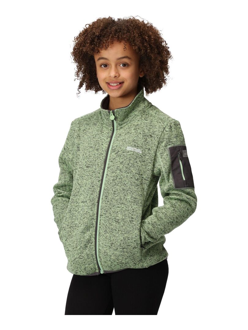 Pull Polaire Femme Regatta - Taille 8 Vert - Demi-fermeture éclair - Occasion