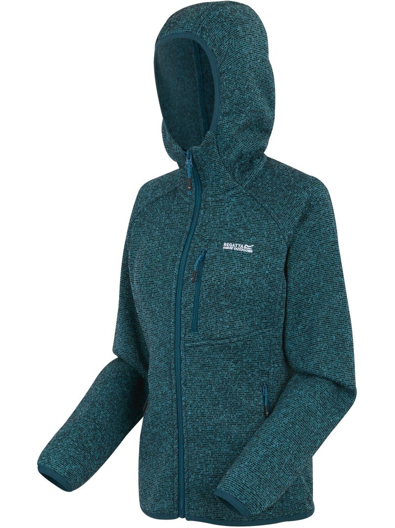 Regatta - Veste polaire unie à capuche NEWHILL Bleu céladon - Kiabi