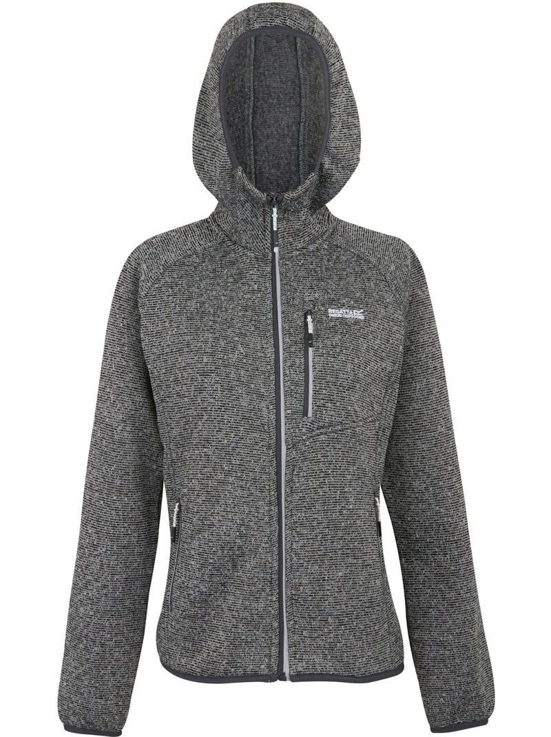Regatta - Veste polaire unie à capuche NEWHILL Gris moyen - Kiabi