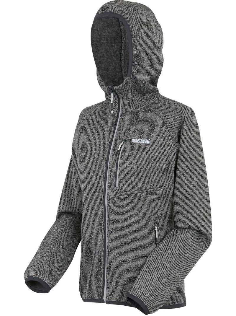 Regatta - Veste polaire unie à capuche NEWHILL Gris moyen - Kiabi