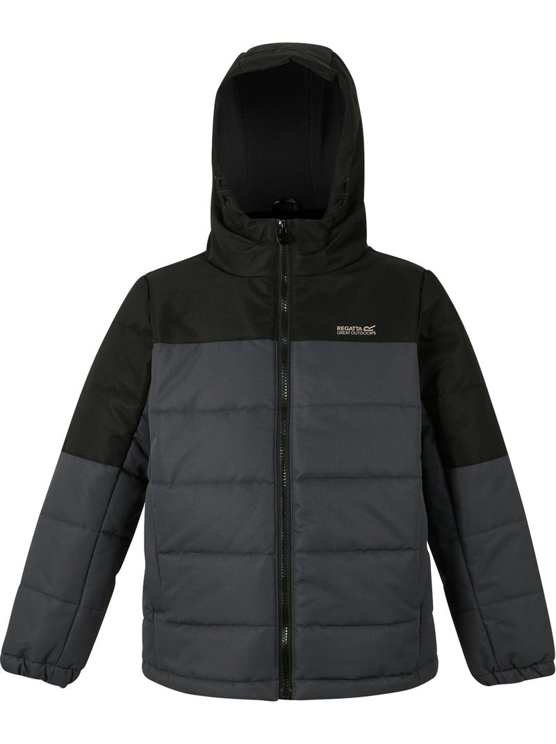 Regatta - Veste rembourrée isolante à capuche LOFTHOUSE Noir Gris Noir - Kiabi