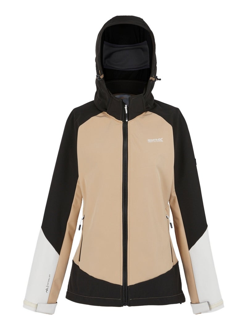 Regatta - Veste softshell DESOTO Noir Beige - Kiabi