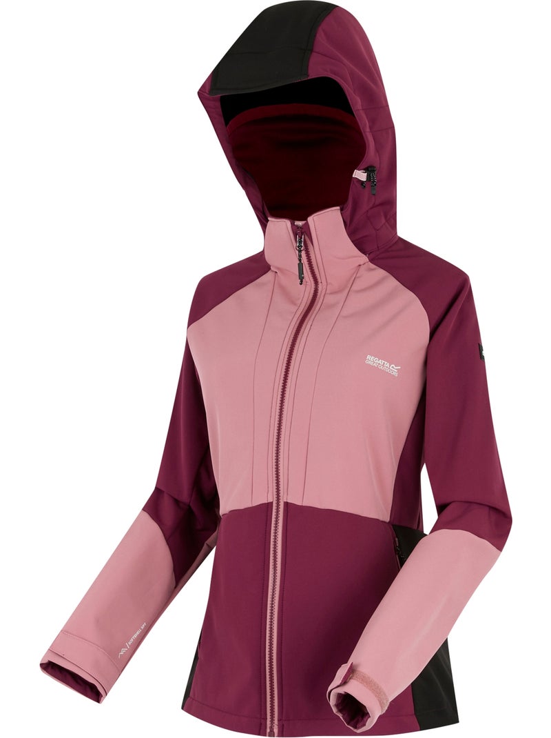 Regatta - Veste softshell imperméable et cintrée DESOTO Rose foncé - Kiabi
