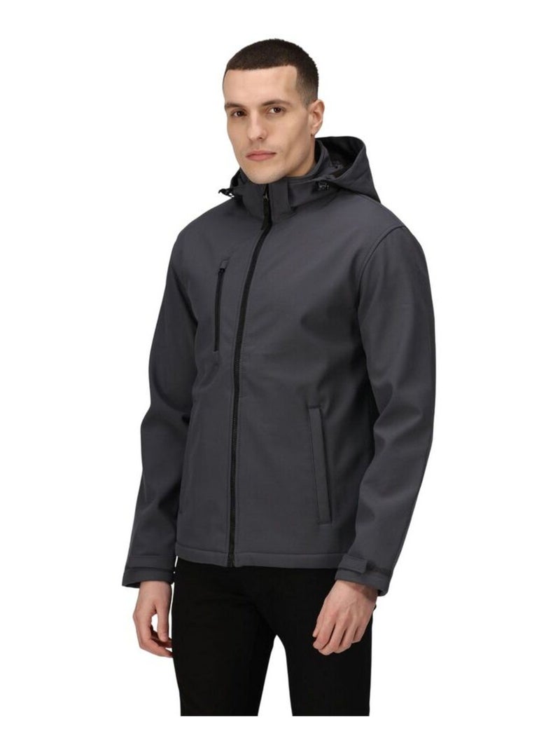 Regatta - Veste softshell VENTURER Gris Noir Noir - Kiabi