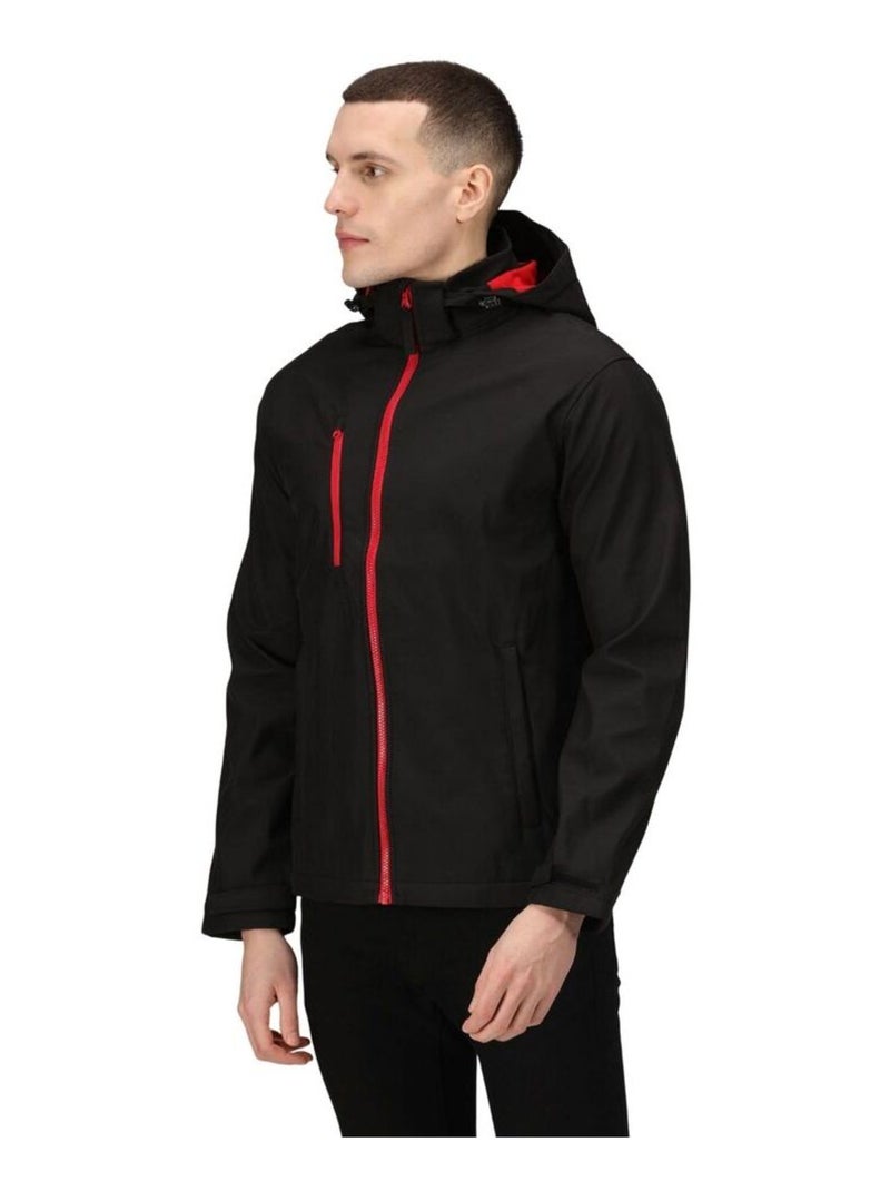 Regatta - Veste softshell VENTURER Noir Rouge - Kiabi