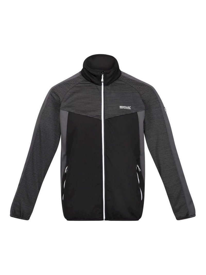 Regatta - Veste softshell YARE Noir Gris Noir - Kiabi