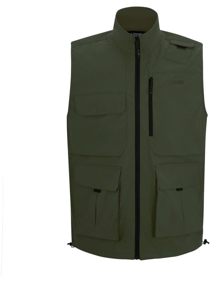 Regatta - Veste unie sans manches de voyage Vert kaki - Kiabi