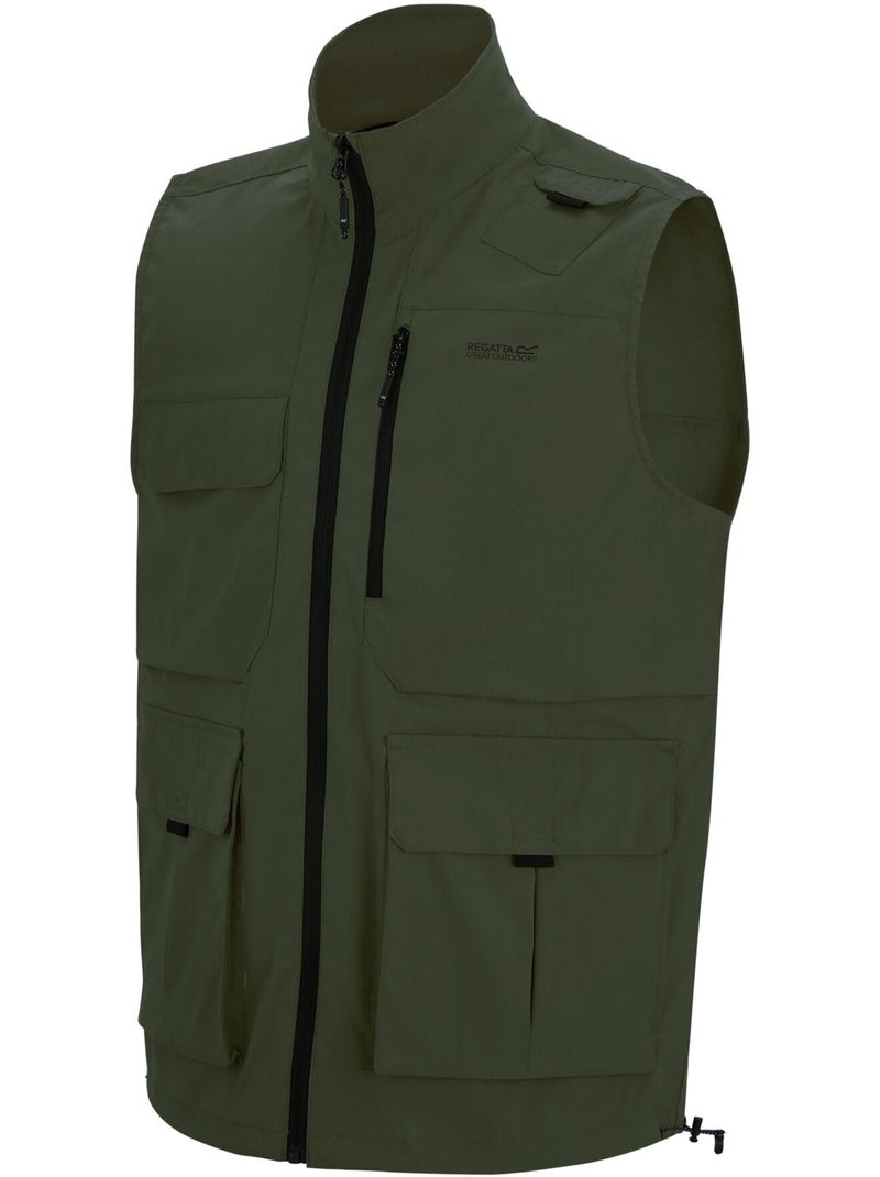 Regatta - Veste unie sans manches de voyage Vert kaki - Kiabi