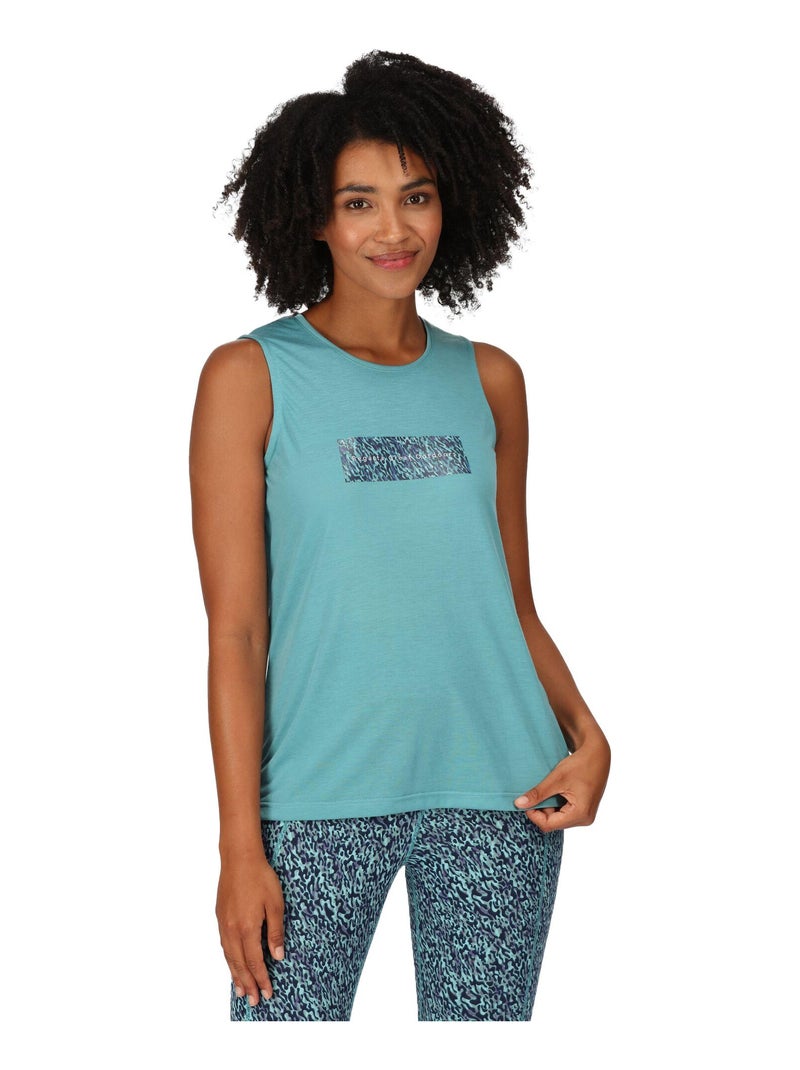 Regatta Débardeur sans manches à imprimé graphique Freedale II Womens/Ladies Bleu azur - Kiabi