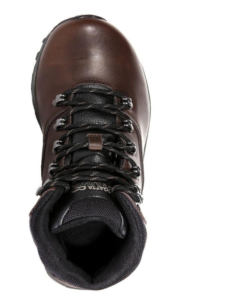 Bottes De Randonnée Homme Imperméables En Cuir Canyon - Marque Johnscliffe - Respirantes Et Légères