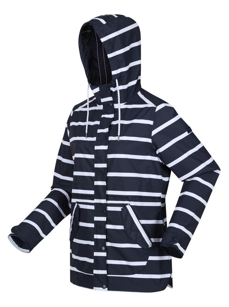 Regatta Imperméable imperméable Bayla Womens/Ladies Bleu Bleu marine Blanc - Kiabi