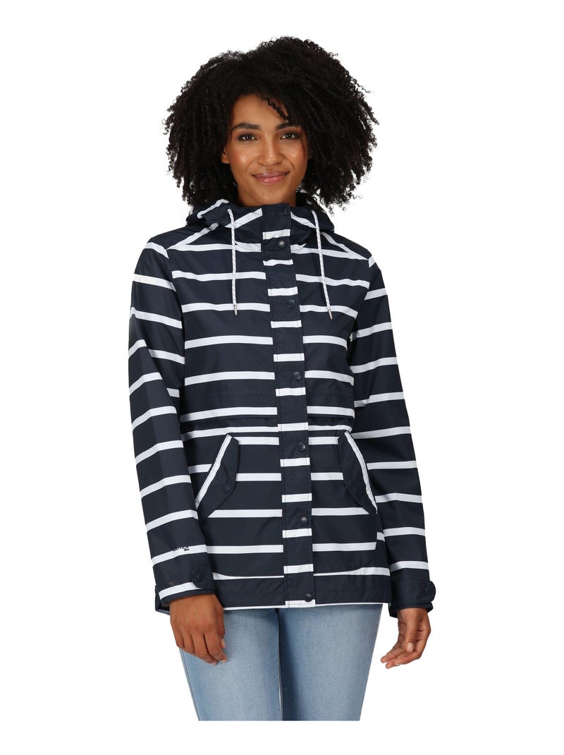 Regatta Imperméable imperméable Bayla Womens/Ladies Bleu Bleu marine Blanc - Kiabi